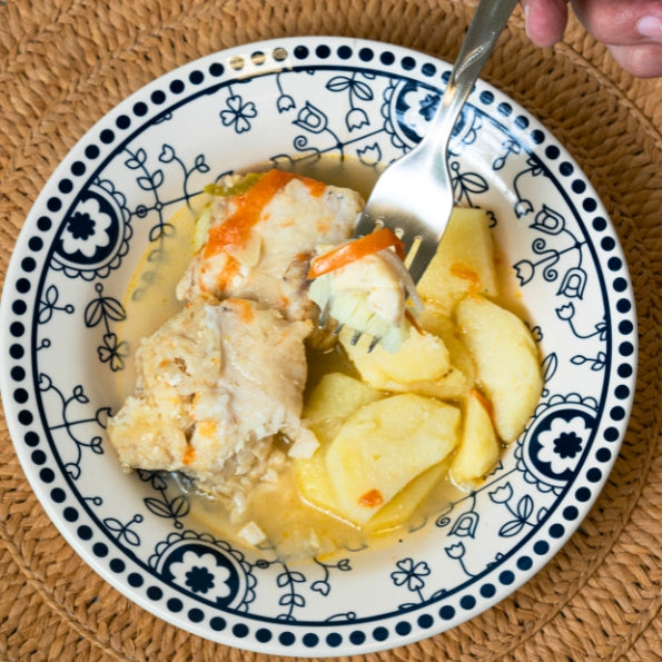 Merluza en Blanco casero