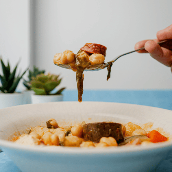 Cocido de Garbanzos con acelgas