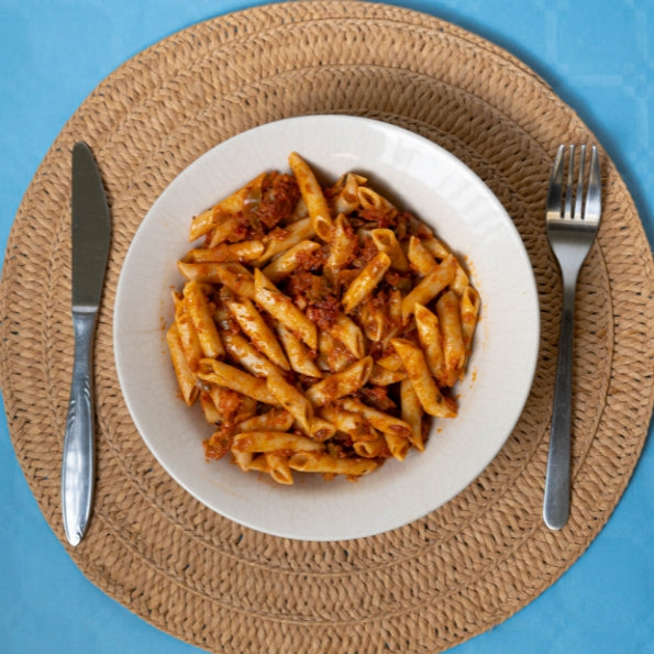Macarrones con Chorizo casero