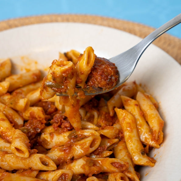 Macarrones con Chorizo casero