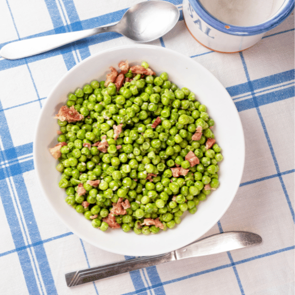 Guisantes con Jamón Caseros