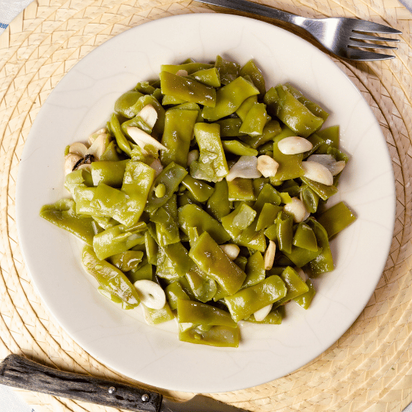 Judías Verdes con Ajo Caseras